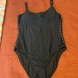 DKNY bathing suit Sz 12 New